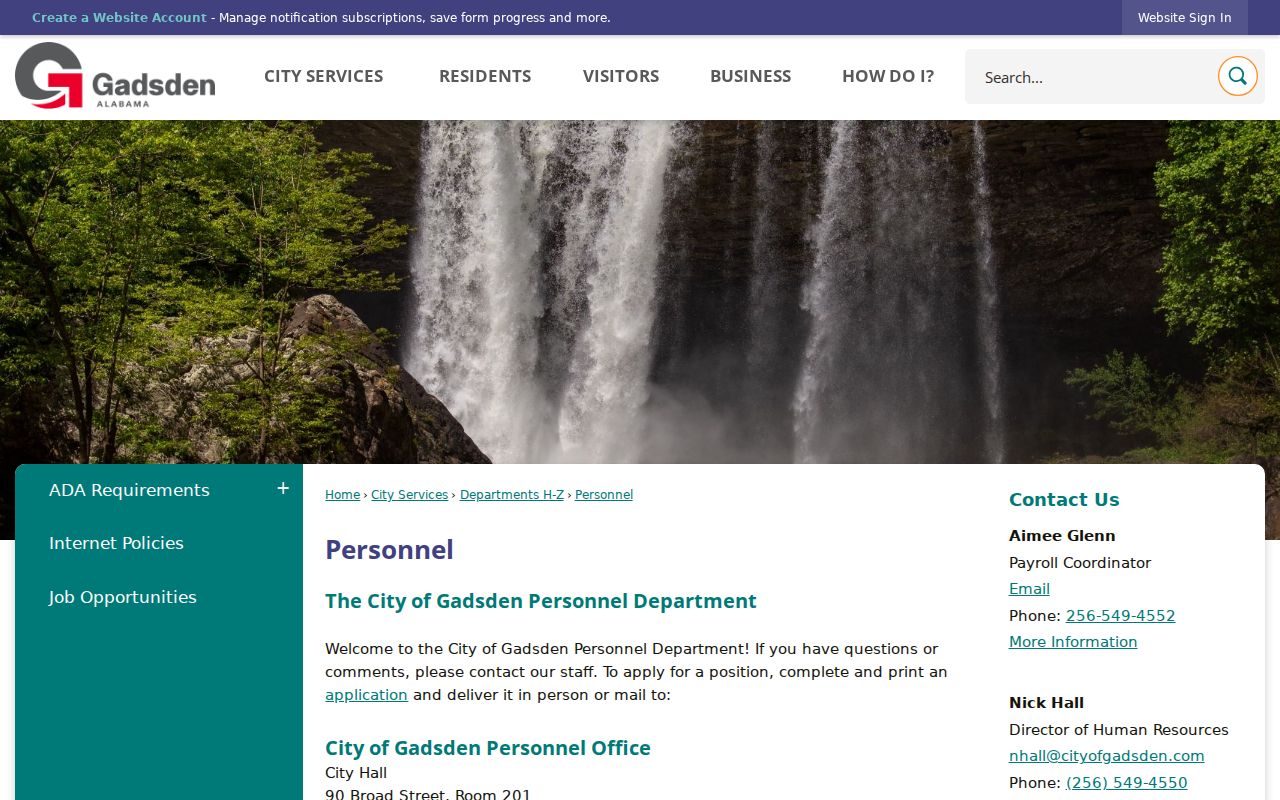 Gadsden Municipal Court records for a Gadsden criminal history check